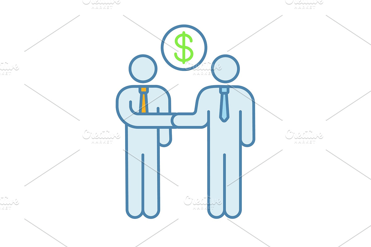 Business deal color icon in Icons - product preview 8