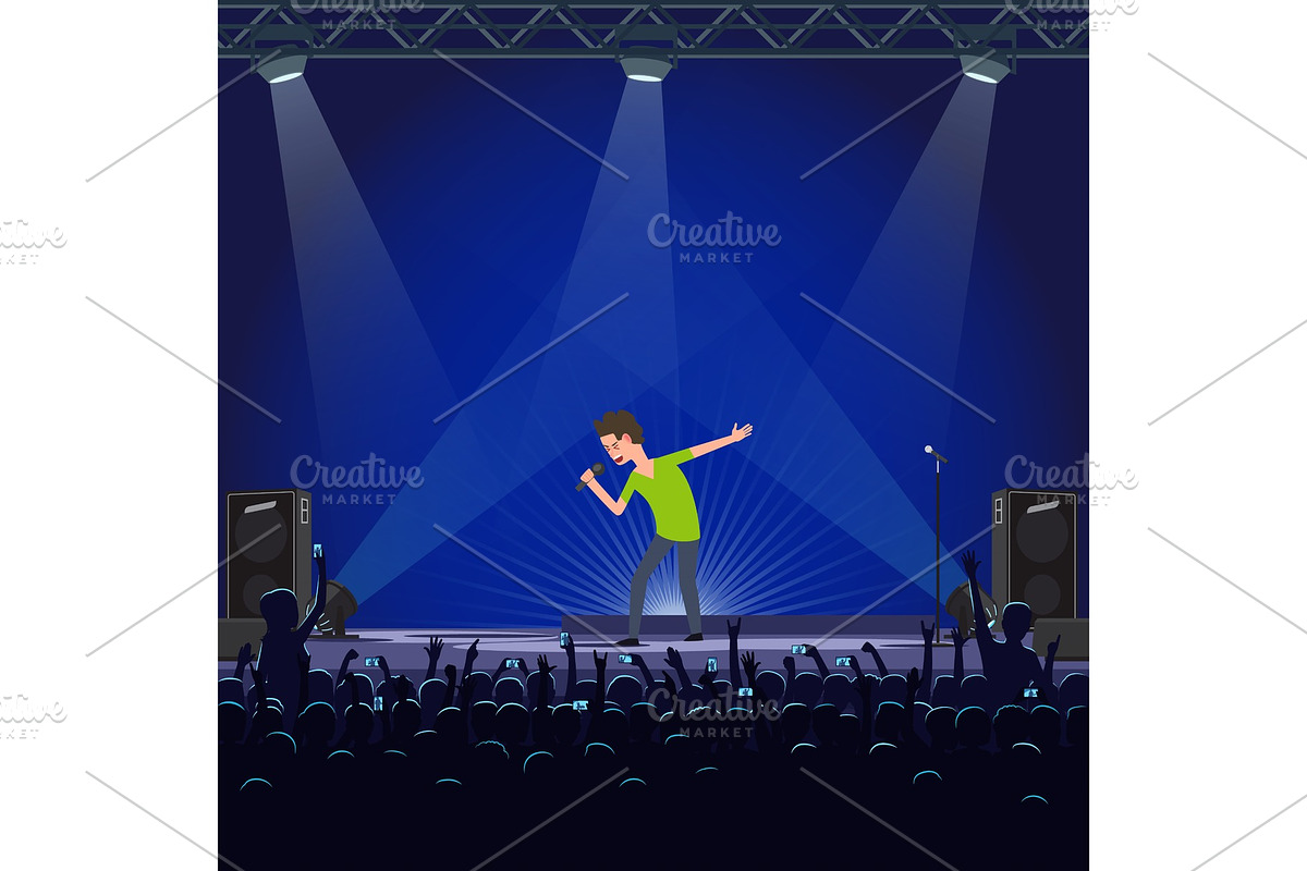 Music Performance Emotional Concert in Illustrations - product preview 8