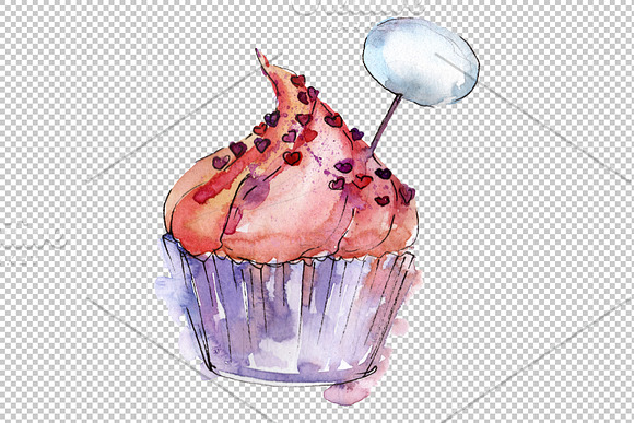 Catalan dessert Watercolor png in Illustrations - product preview 2