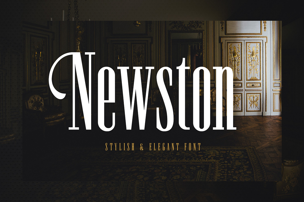 Newston - Stylish Serif Font in Serif Fonts - product preview 8