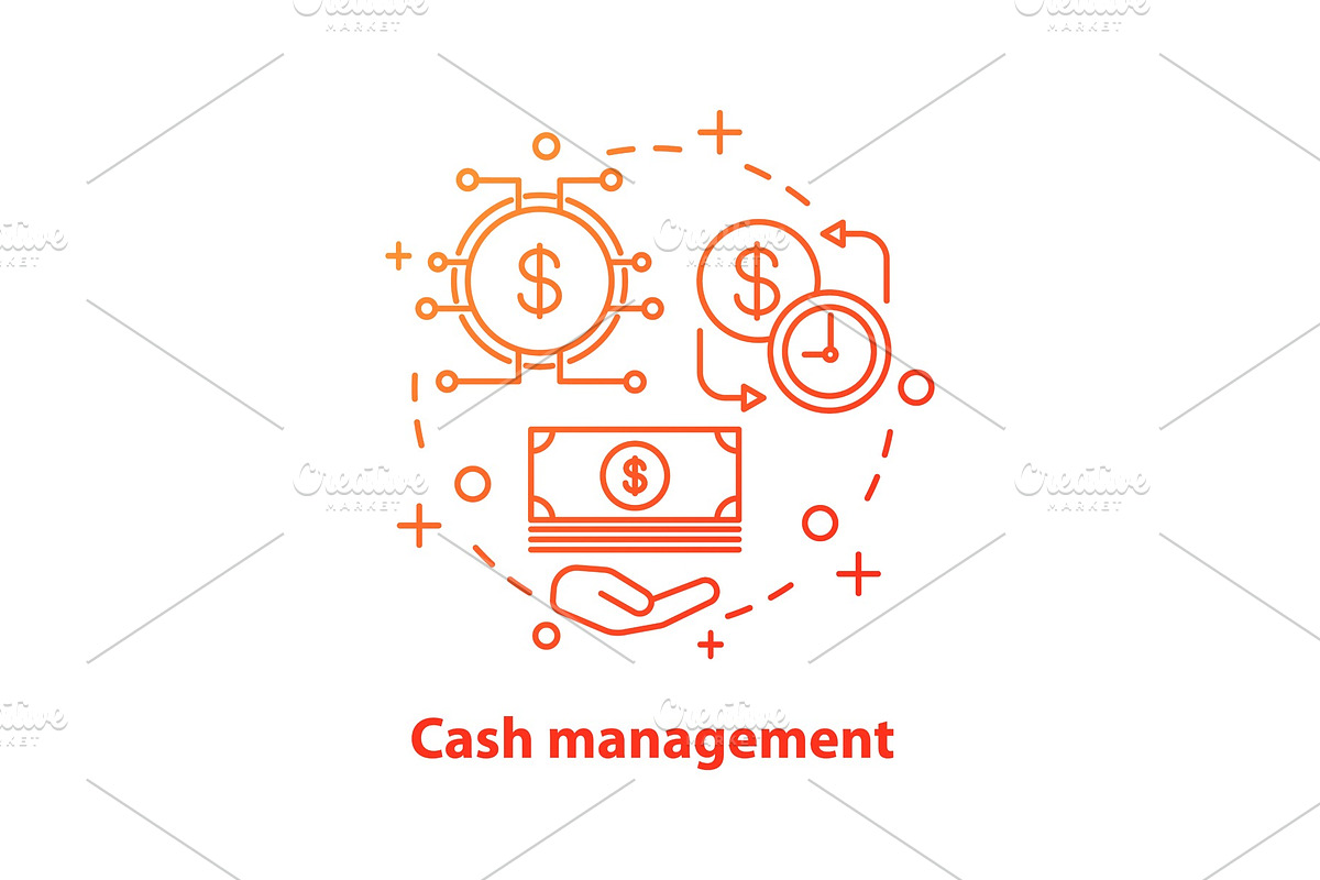 Cash management concept icon in Icons - product preview 8