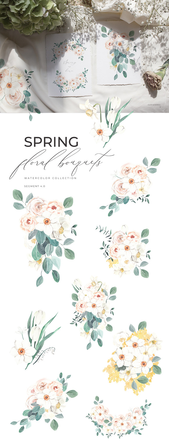 SPRING AESTHETICS + Picnic clipart in Illustrations - product preview 2