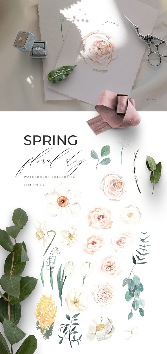 SPRING AESTHETICS + Picnic clipart in Illustrations - product preview 8