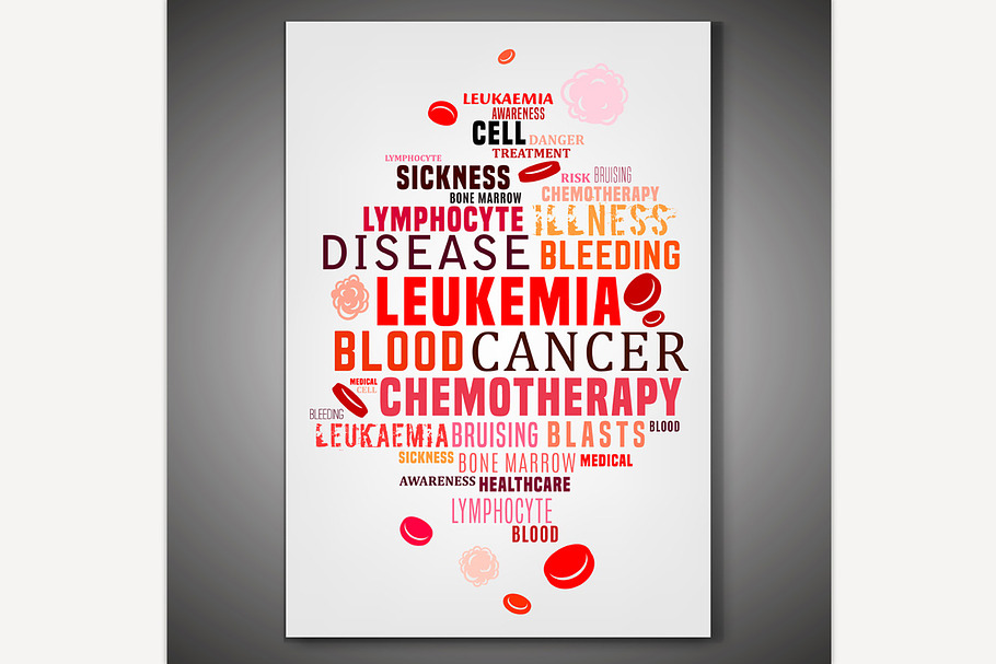 Leukemia medical poster