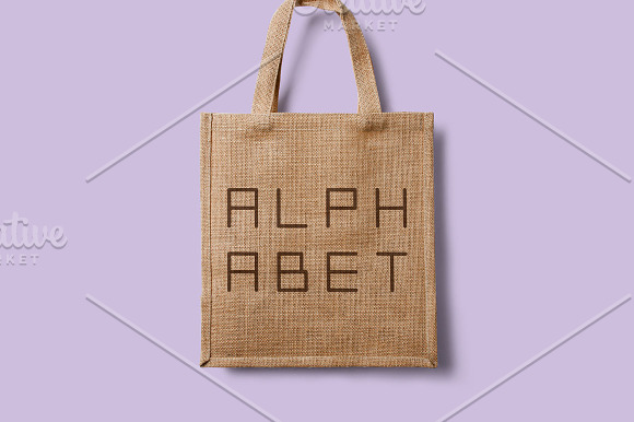 Simple english minimalistic alphabet in Display Fonts - product preview 3