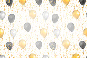 Luxury background with balloons