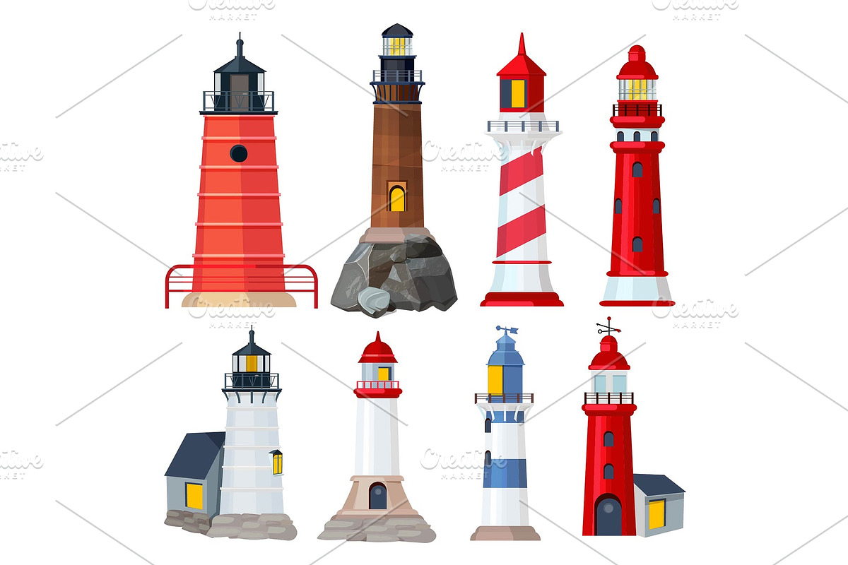 Lighthouses collection. Night in Graphics - product preview 8