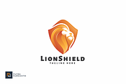 Lion Shield - Logo Template