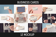 12 B-Card Mockup