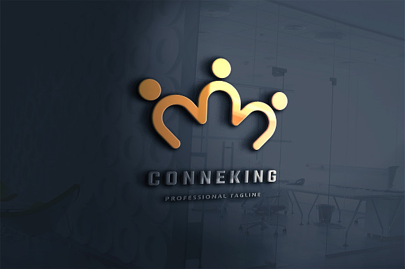 Connect King Logo in Logo Templates - product preview 1