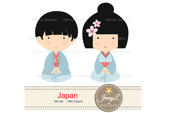 Japan Digital Papers & Clipart in Patterns - product preview 4
