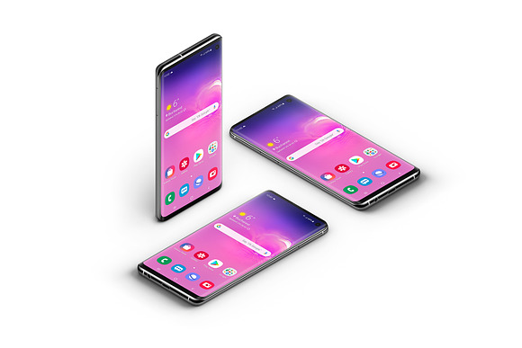 S10 Android - 21 Mockups - 5K in Mobile & Web Mockups - product preview 15