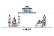 Bulgaria, Varna flat landmarks