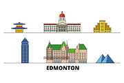 Canada, Edmonton flat landmarks
