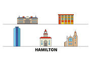 Canada, Hamilton flat landmarks