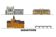 Canada, Saskatoon flat landmarks