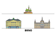 Czech Republic, Brno flat landmarks