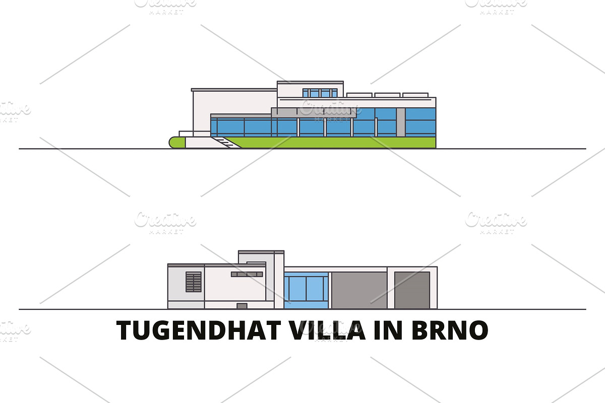 Czech Republic, Brno, Tugendhat in Illustrations - product preview 8