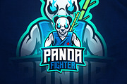 Panda Fighter - Mascot & Esport Logo