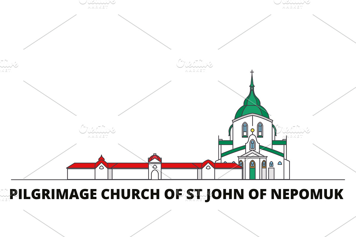 Czech Republic, Pilgrimage Church Of in Illustrations - product preview 8