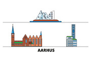 Denmark, Aarhus flat landmarks