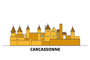 France, Carcassonne Landmark flat