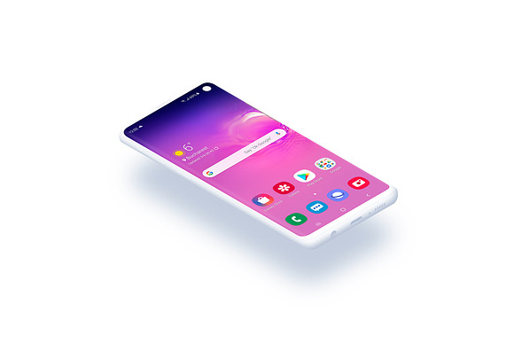 S10 Android - 21 Clay Mockups - 5K in Mobile & Web Mockups - product preview 1