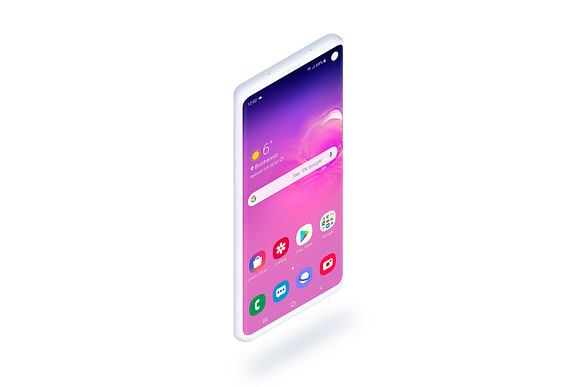 S10 Android - 21 Clay Mockups - 5K in Mobile & Web Mockups - product preview 3