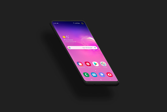S10 Android - 21 Clay Mockups - 5K in Mobile & Web Mockups - product preview 4