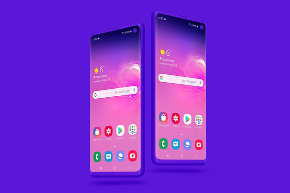 S10 Android - 21 Clay Mockups - 5K in Mobile & Web Mockups - product preview 7