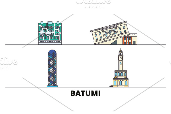 Georgia, Batumi flat landmarks