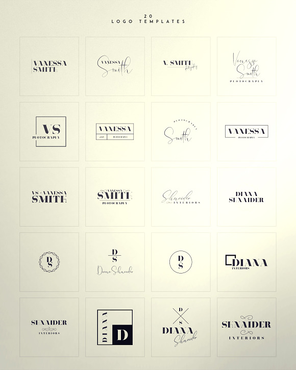 Belinda Tamira - Font duo + 20 Logos in Serif Fonts - product preview 7
