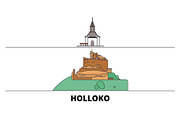 Hungary, Holloko, Old Village flat