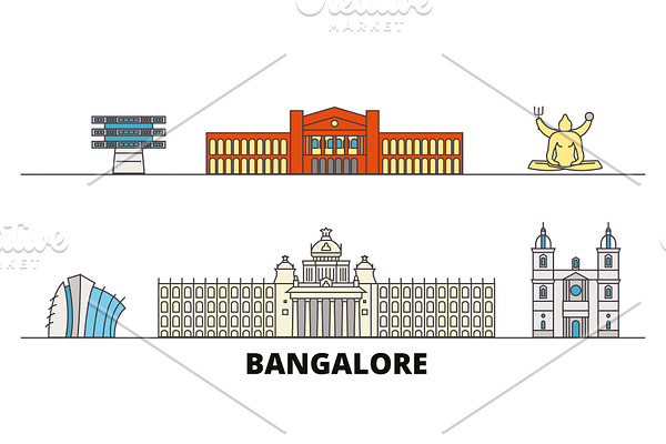 India, Bangalore flat landmarks
