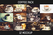 12 Coffee Mockup