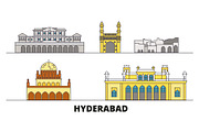 India, Hyderabad flat landmarks