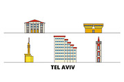 Istael, Tel Aviv flat landmarks
