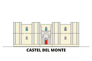 Italy, Apulia, Castel Del Monte flat