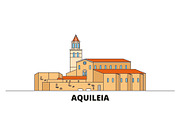 Italy, Aquileia flat landmarks