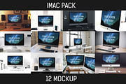 12 Apple iMac Mockup