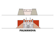 Italy, Palmanova flat landmarks
