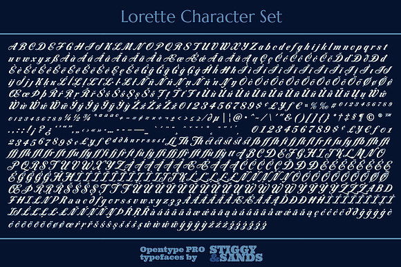 Lorette in Script Fonts - product preview 3