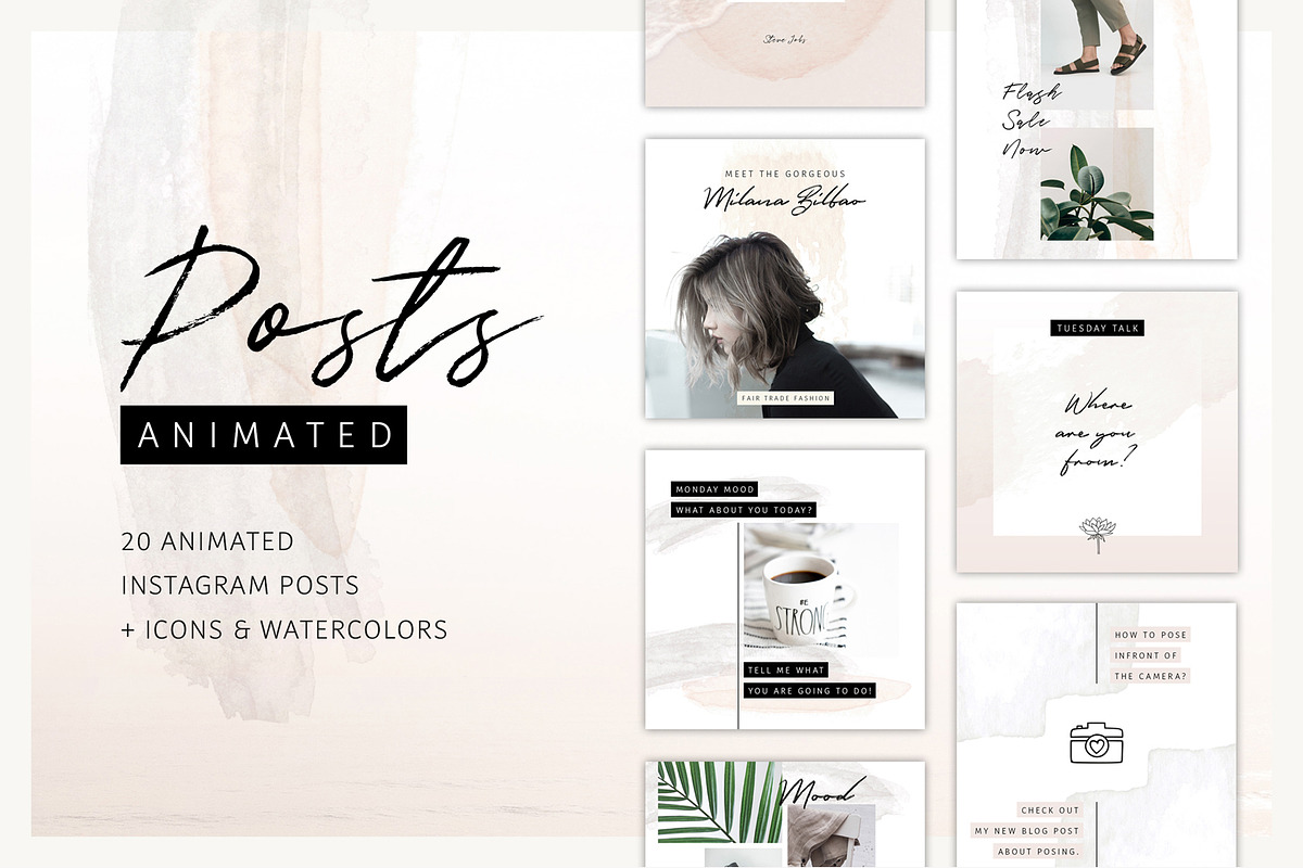 ENTIRE Posts – Instagram Templates in Instagram Templates - product preview 8