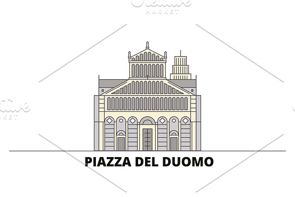 Italy, Pisa, Piazza Del Duomo flat