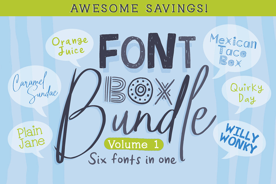 Font Box Bundle Volume 1 in Display Fonts - product preview 8