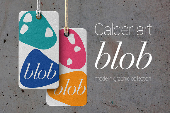 Calder Art Blob in vector & png in Objects - product preview 4