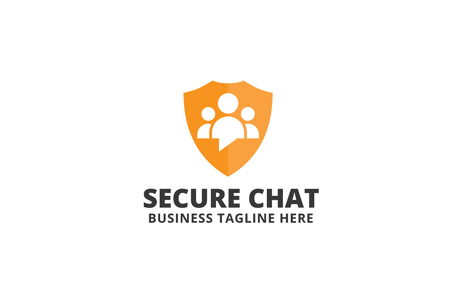 Secure Chat Logo Template in Logo Templates - product preview 8