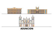 Paraguay, Asuncion flat landmarks