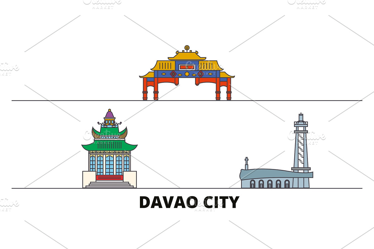 Philippines, Davao City flat in Illustrations - product preview 8