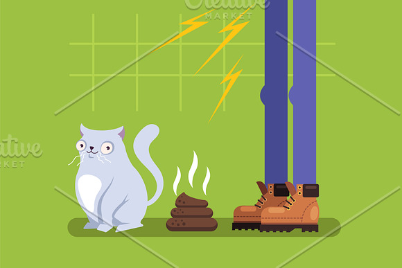 Good and bad cat in Illustrations - product preview 1